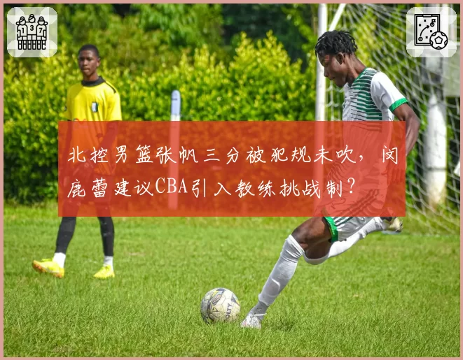北控男篮张帆三分被犯规未吹,闵鹿蕾建议CBA引入教练挑战制?
